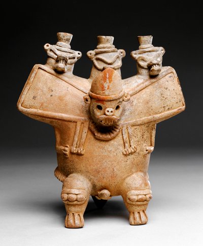 Effigy Whistle, Guanacaste, 300-500 by Mesoamerican